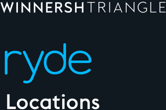 Winnersh Trainangle and Ryde logos