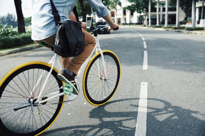 Cycling to work